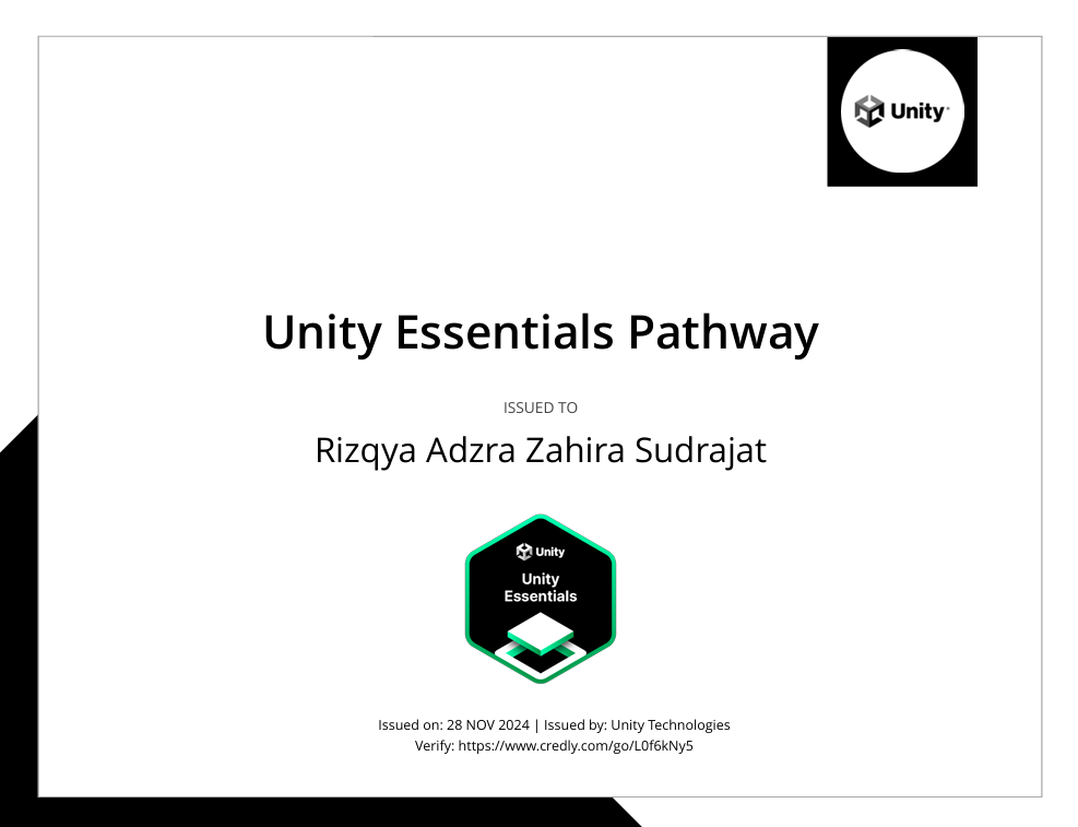 Unity Essentials Pathway