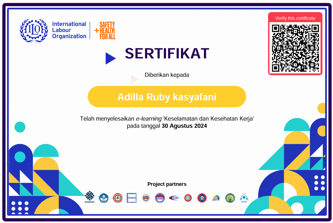 K3 "Keselamatan dan Kesehatan Kerja"