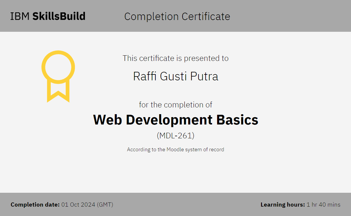 Web Development Basic