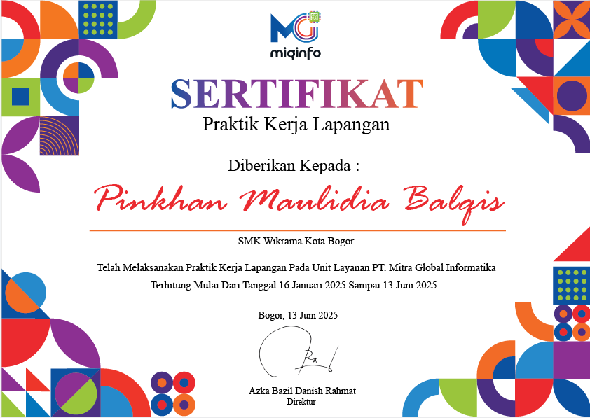 Praktik Kerja Lapangan PT Miginfo
