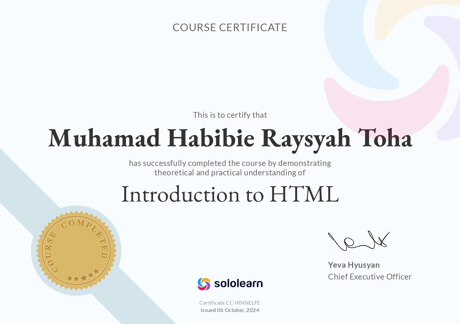 Introduction to HTML