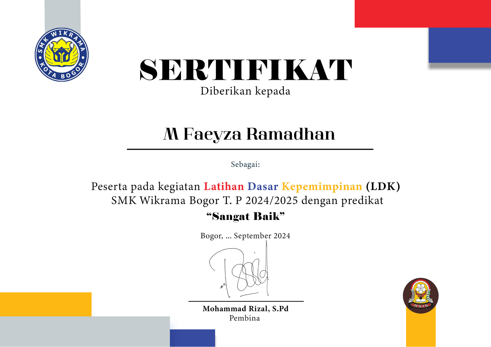 Latihan Dasar Kepemimpinan