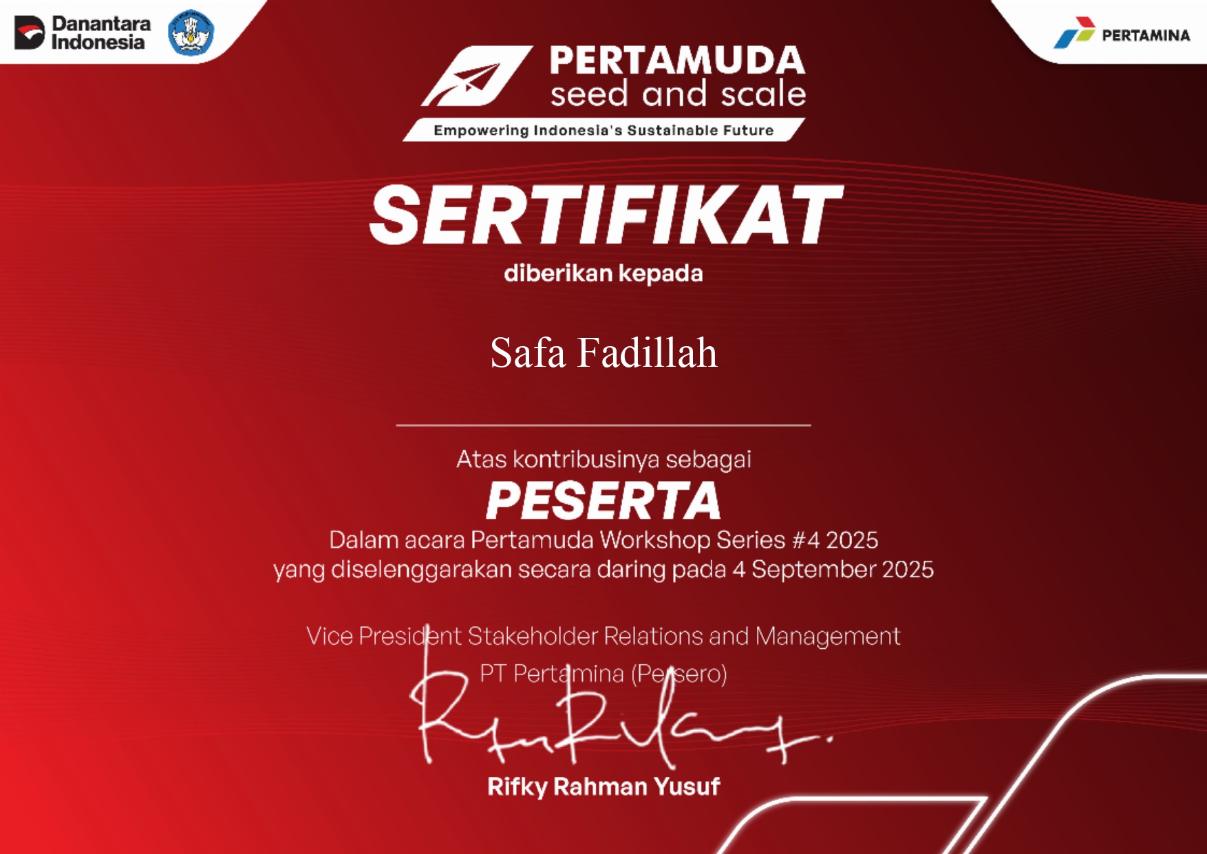 Bootcamp Pertamina
