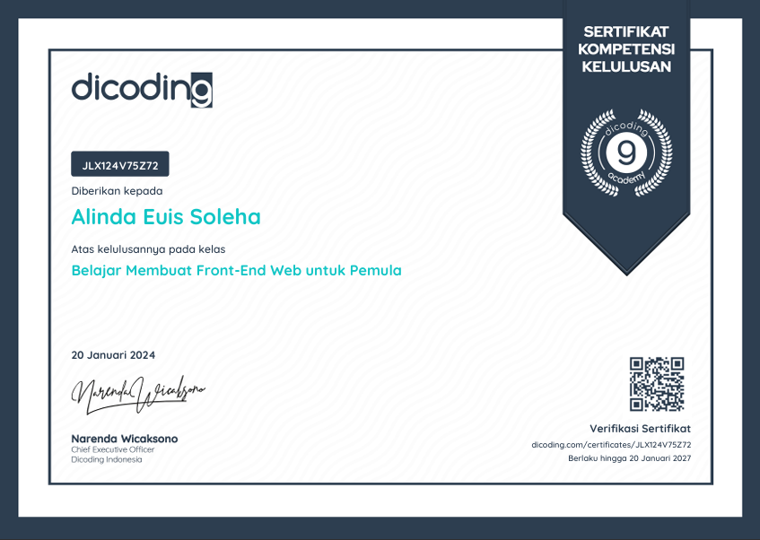 Belajar Membuat Front-End Web untuk Pemula