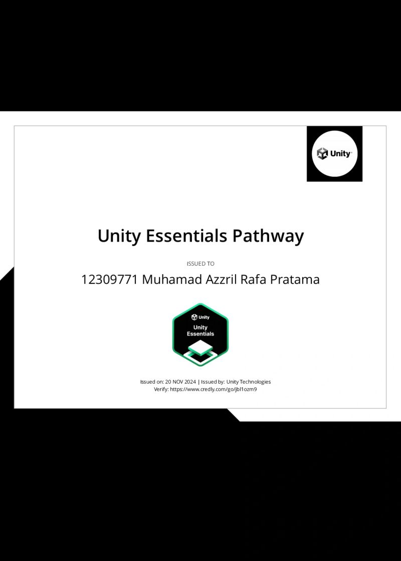 Unity Essentials Pathway