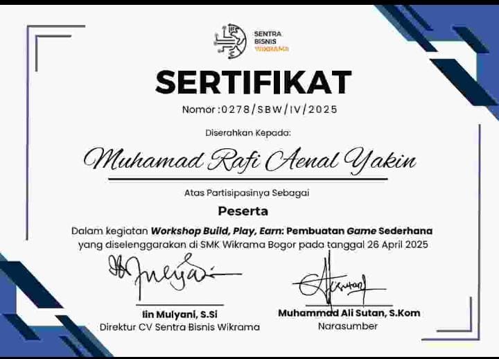 Pembuatan game sederhana