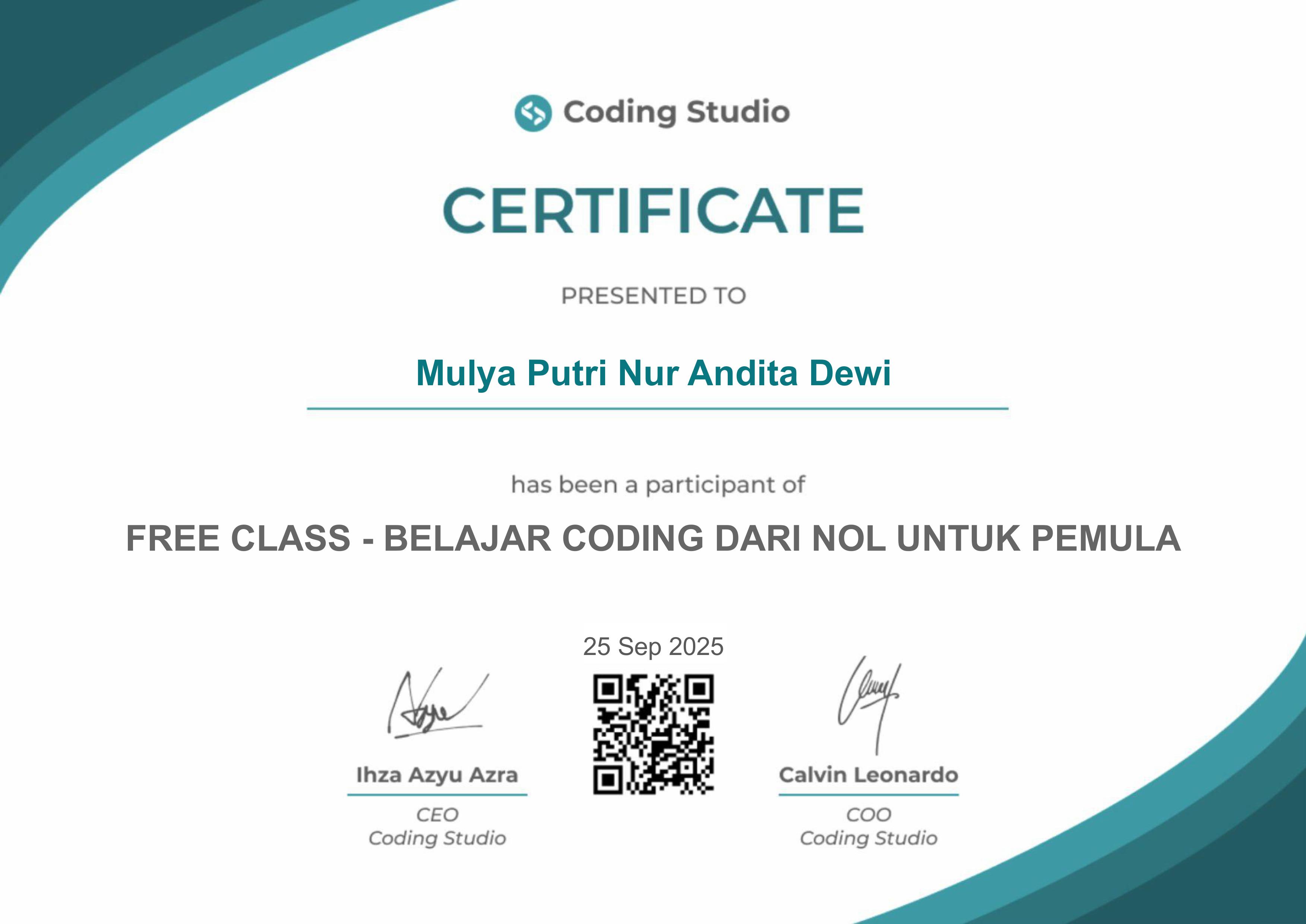 Belajar coding dari nol untuk pemula