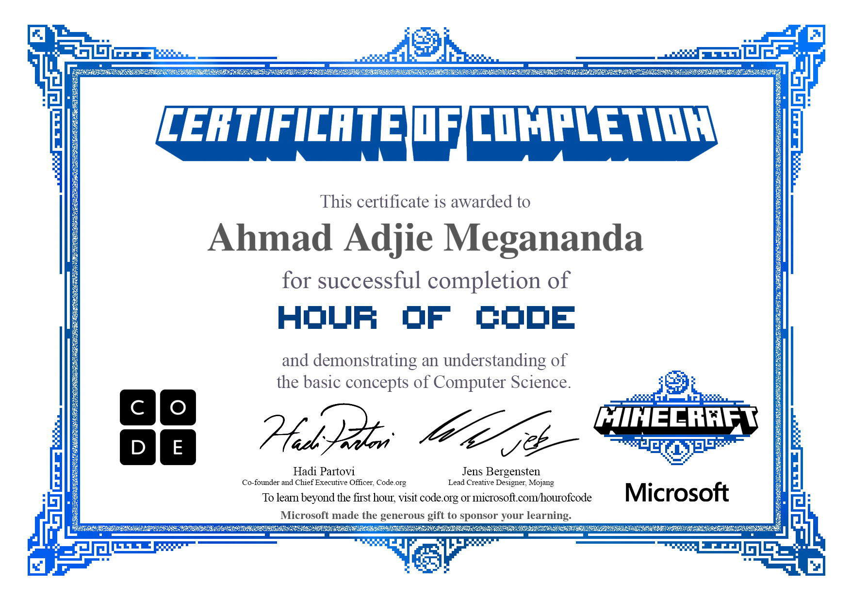 Hour of Code | Minecraft: Voyage Aquatic