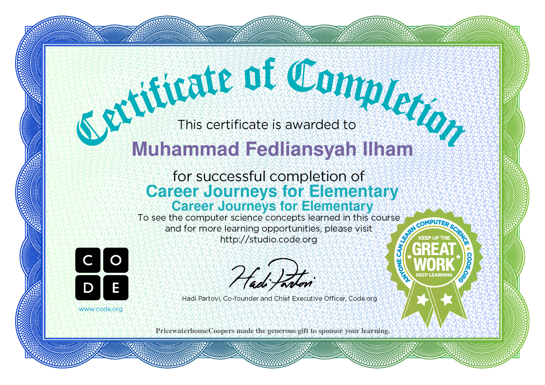 Career Journey For Elementary