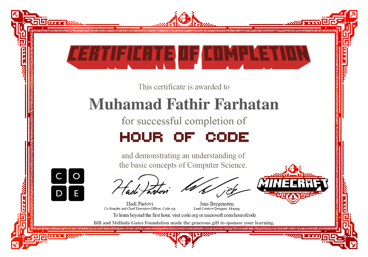 Code.Org Hour Of Code