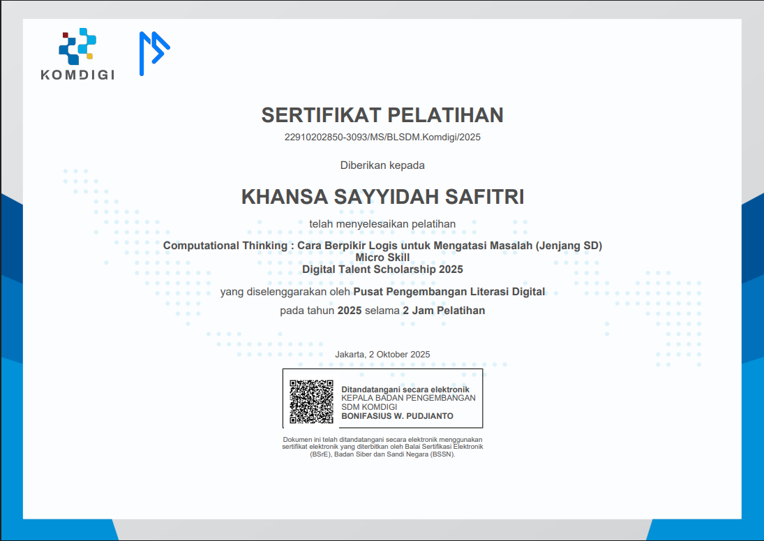 Sertifikat Digikom