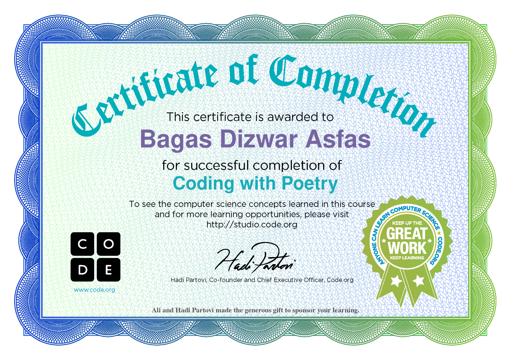 Coding With Poetry