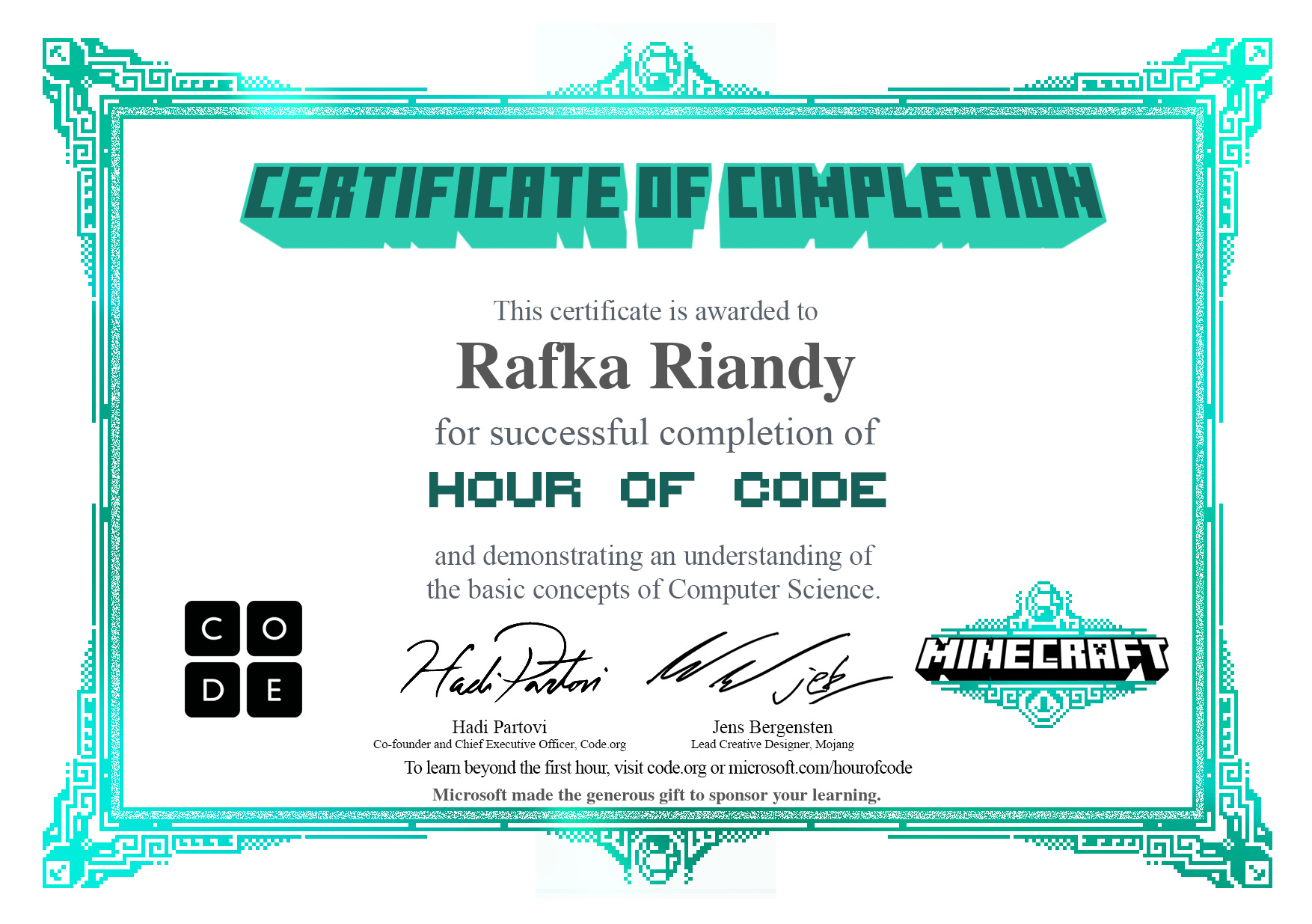 code.org | Minecraft : Designer