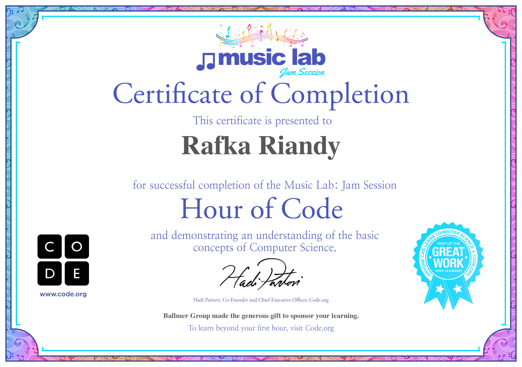 code.org | Music Lab : Jam Session