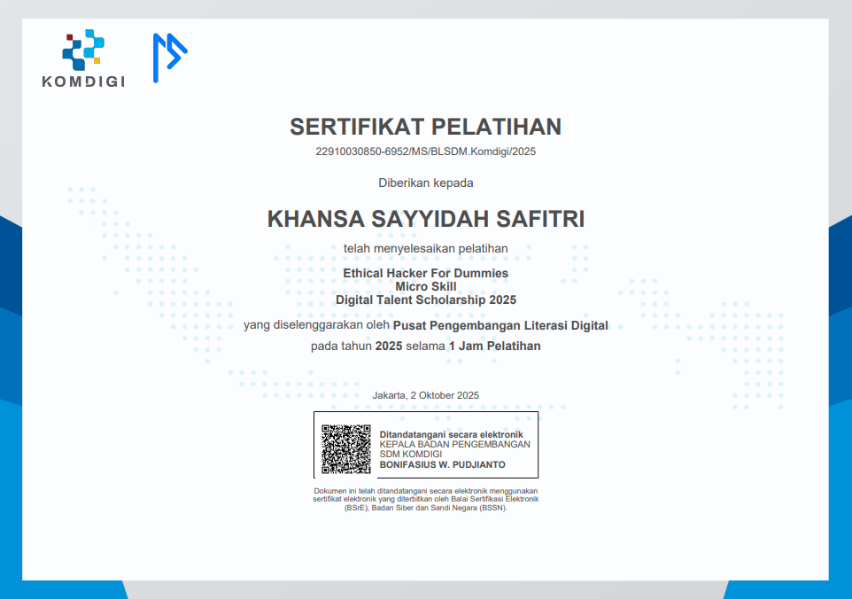 Sertifikat Digikom