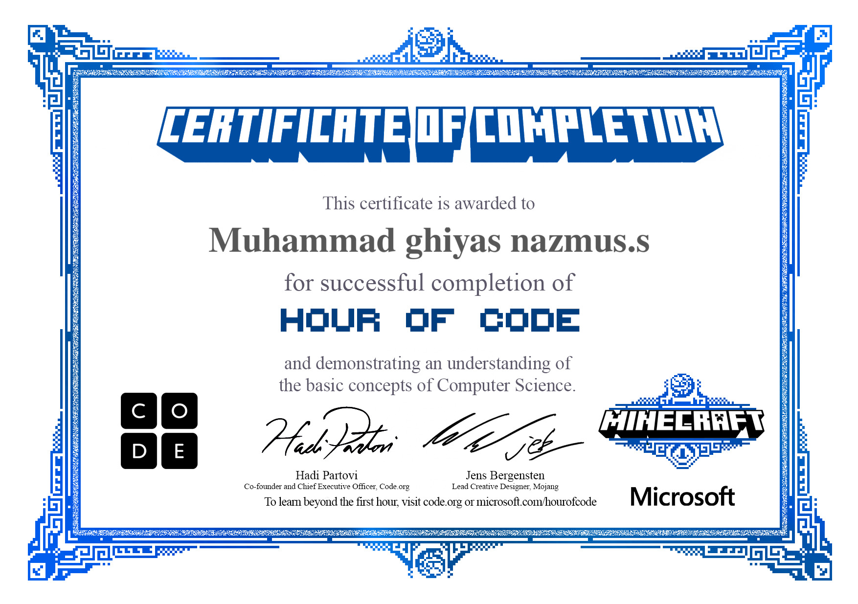 hour of code