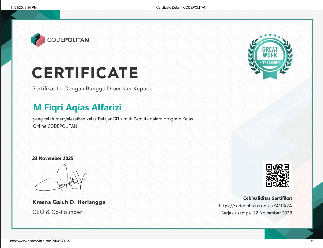 CODEPOLITAN - Belajar Git