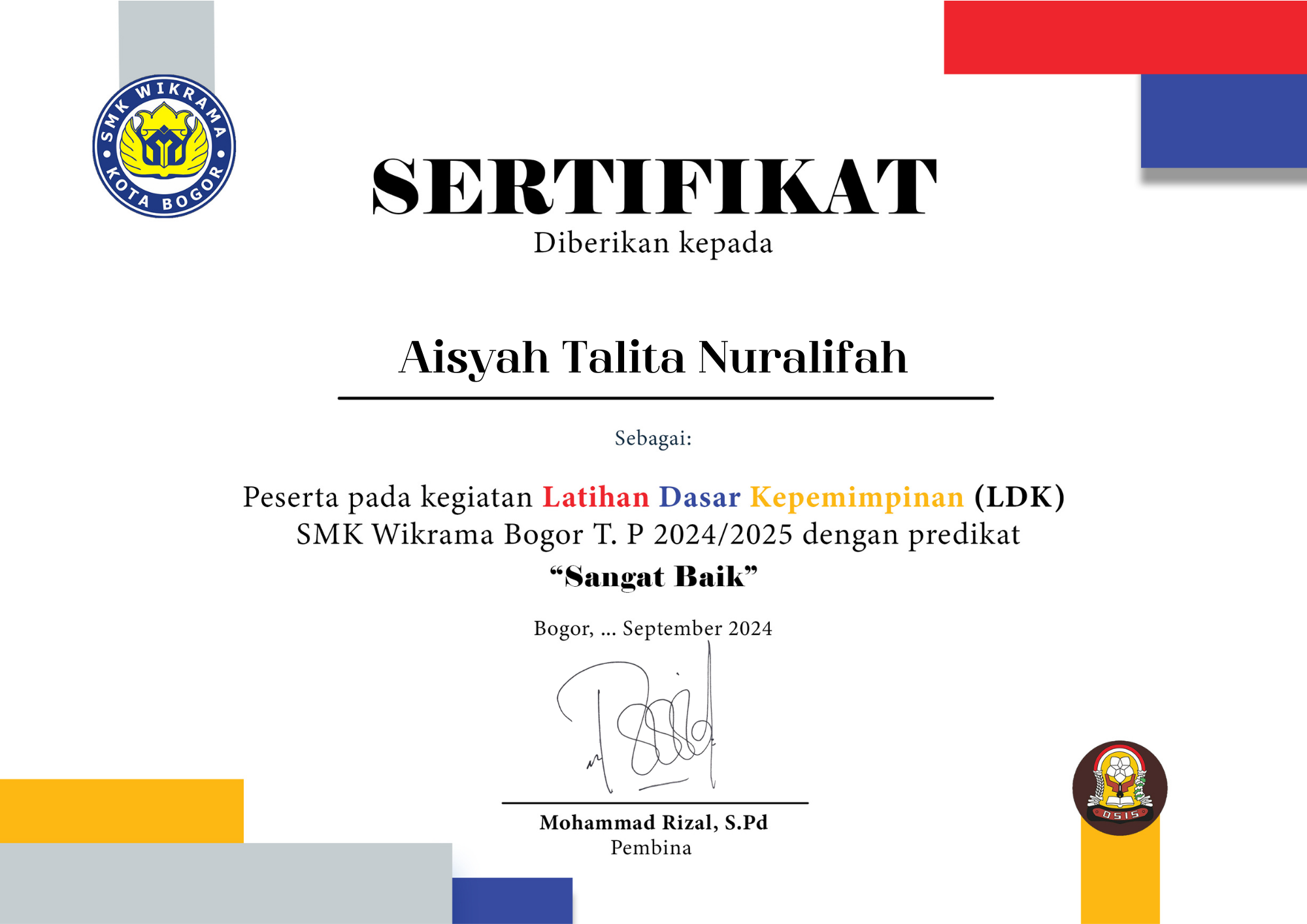 Latihan Dasar Kepemimpinan (LDK)