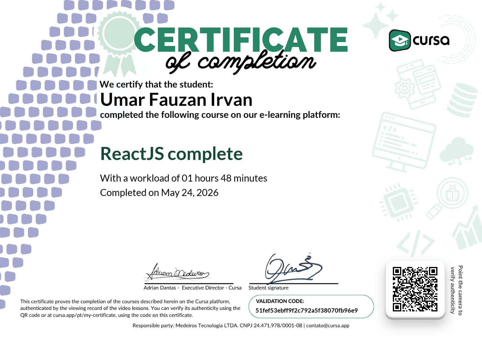 Sertifikat ReactJS