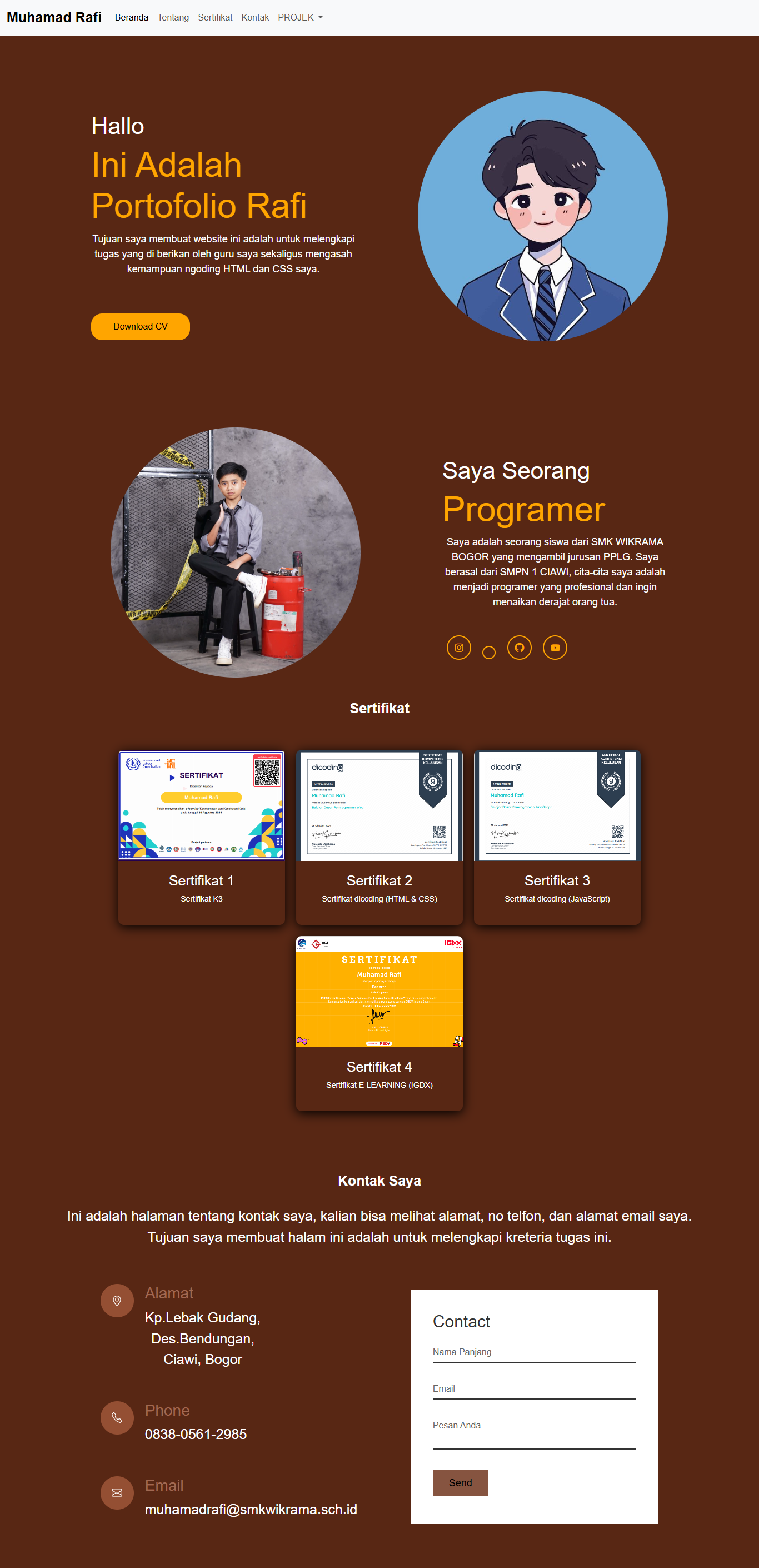 Personal Web Portofolio