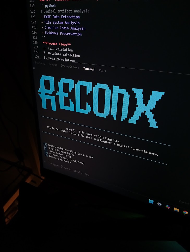 ReconX (OSINT Tool)