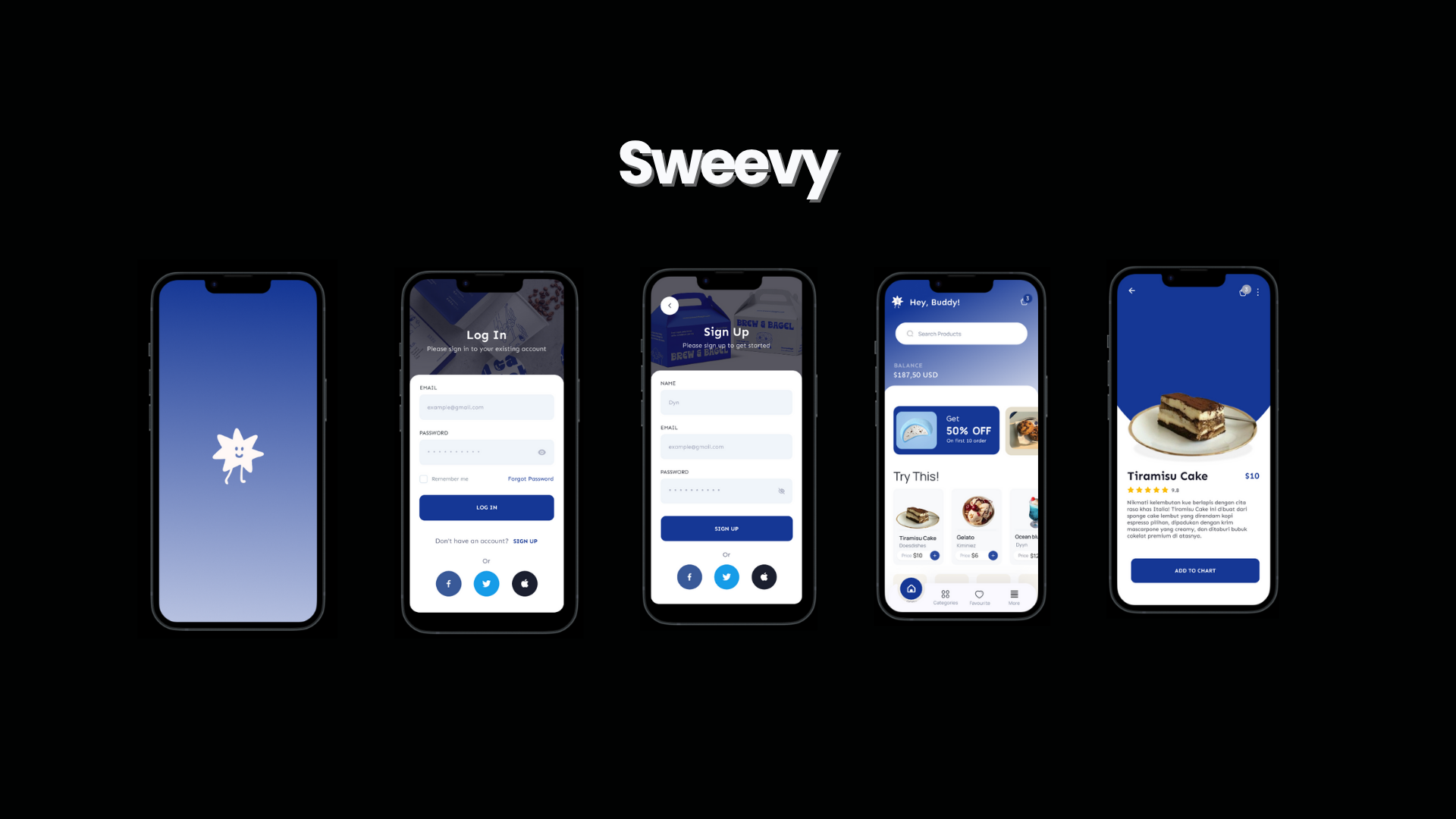 UI/UX Sweevy