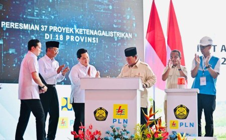 Presiden Prabowo Resmikan 26 Pembangkit Listrik