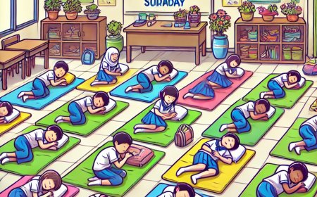 SMPN 39 Surabaya Terapkan Uji Coba Tidur Siang