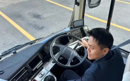Iyus, Pemuda Indonesia Pertama yang Memegang Lisensi Sopir Bus di Jepang