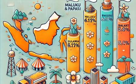 BPS Catat Pertumbuhan Ekonomi Tertinggi di Maluku dan Papua Sepanjang 2024