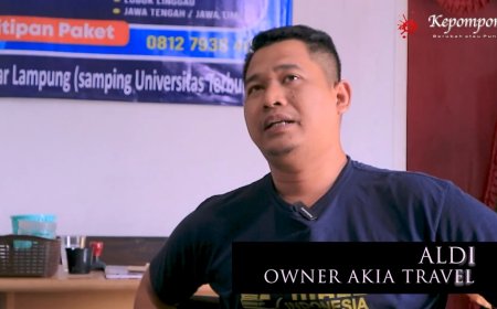 Kisah Sukses Aldi, Owner Akia Trans Tour & Travel Lampung