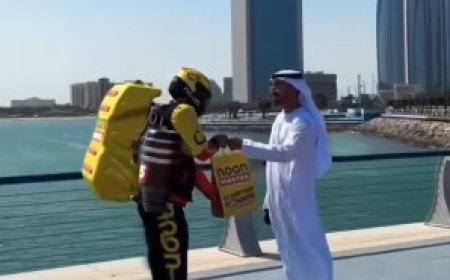 Dubai Hadirkan Layanan Pengiriman Makanan dengan Jetpack melalui Noon Minutes