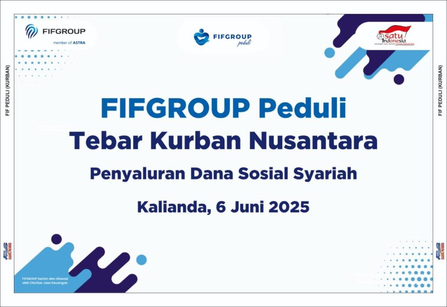FIFGROUP Tebar Kurban Nusantara: 252 Titik Salurkan Hewan Kurban Sambut Idul Adha 1446 H