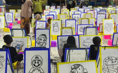 Potensi Usaha Mewarnai Anak: Hiburan Edukatif di Pasar Malam dan Taman Kota