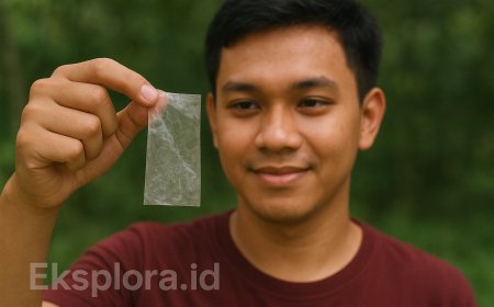 Inovasi Anak Negeri: Plastik dari Daun Singkong Bisa Dimakan, Solusi Ramah Lingkungan dari Indonesia