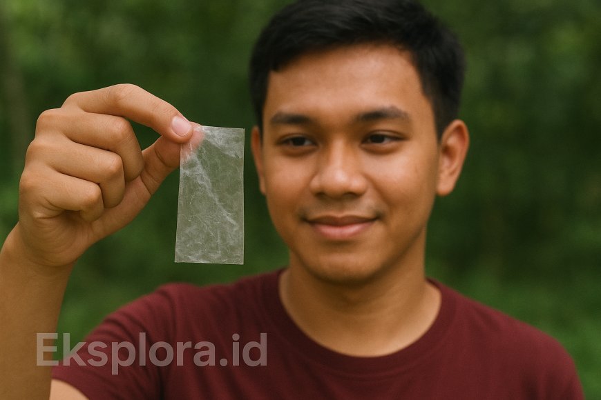 Inovasi Anak Negeri: Plastik dari Daun Singkong Bisa Dimakan, Solusi Ramah Lingkungan dari Indonesia