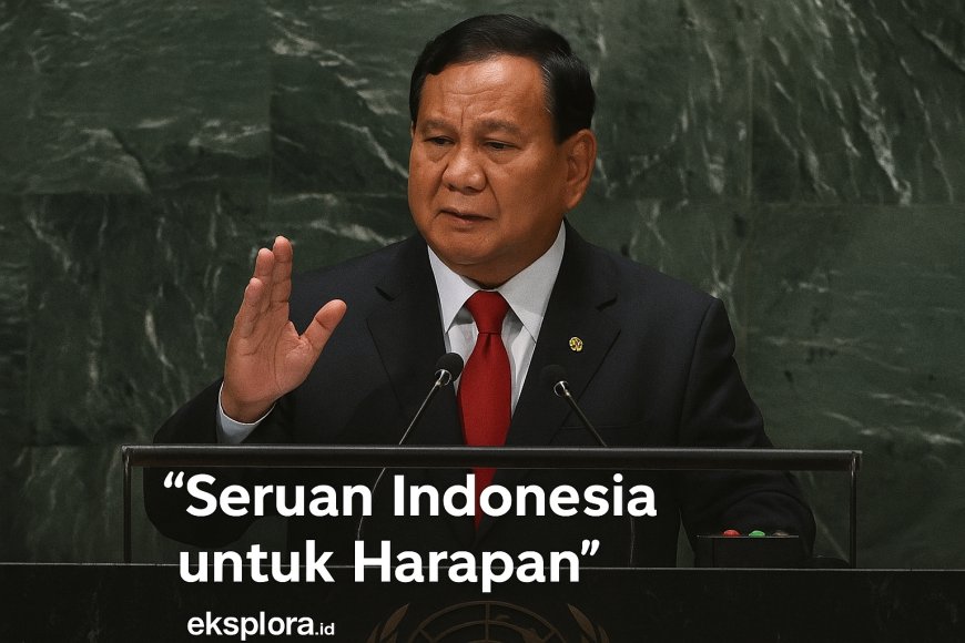 Prabowo di Panggung Dunia: “Seruan Indonesia untuk Harapan”