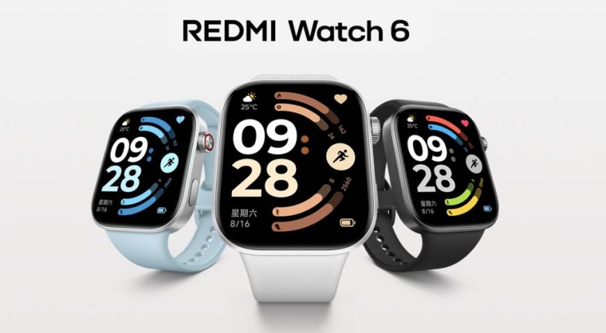 Redmi Watch 6 Diumumkan: Desainnya Makin Mirip Apple Watch, Fitur Naik Kelas