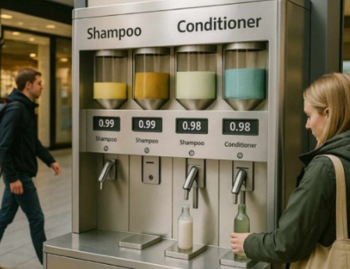 Jerman Hadirkan Mesin Isi Ulang Produk Perawatan Tubuh Demi Kurangi Limbah Plastik