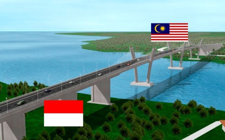 Jembatan Melaka–Sumatra Kembali Dibahas, Perjalanan Malaysia–Indonesia Bisa Tempuh 40 Menit
