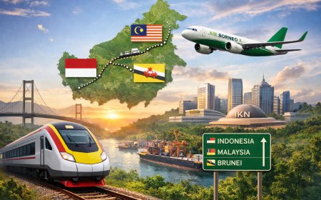 Sarawak Jajaki Kerja Sama Strategis dengan Otorita IKN, Bahas Kereta Api Lintas Tiga Negara di Pulau Borneo