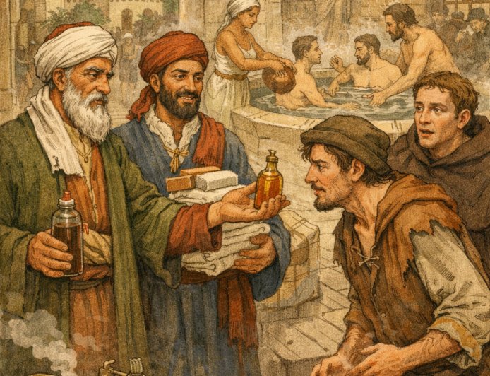 Pedagang Muslim yang Pertama Kali Mengenalkan Budaya Mandi ke Bangsa Eropa