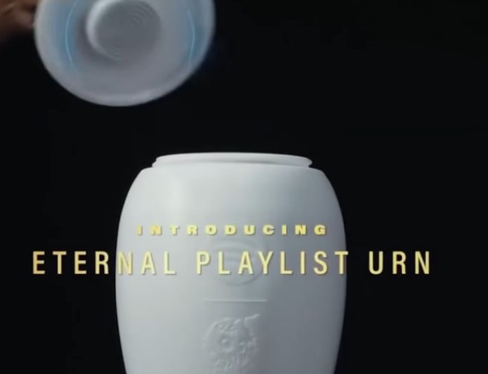 Spotify x Liquid Death Luncurkan “Eternal Playlist Urn”: Guci Kremasi dengan Fitur Streaming Musik Pertama di Dunia