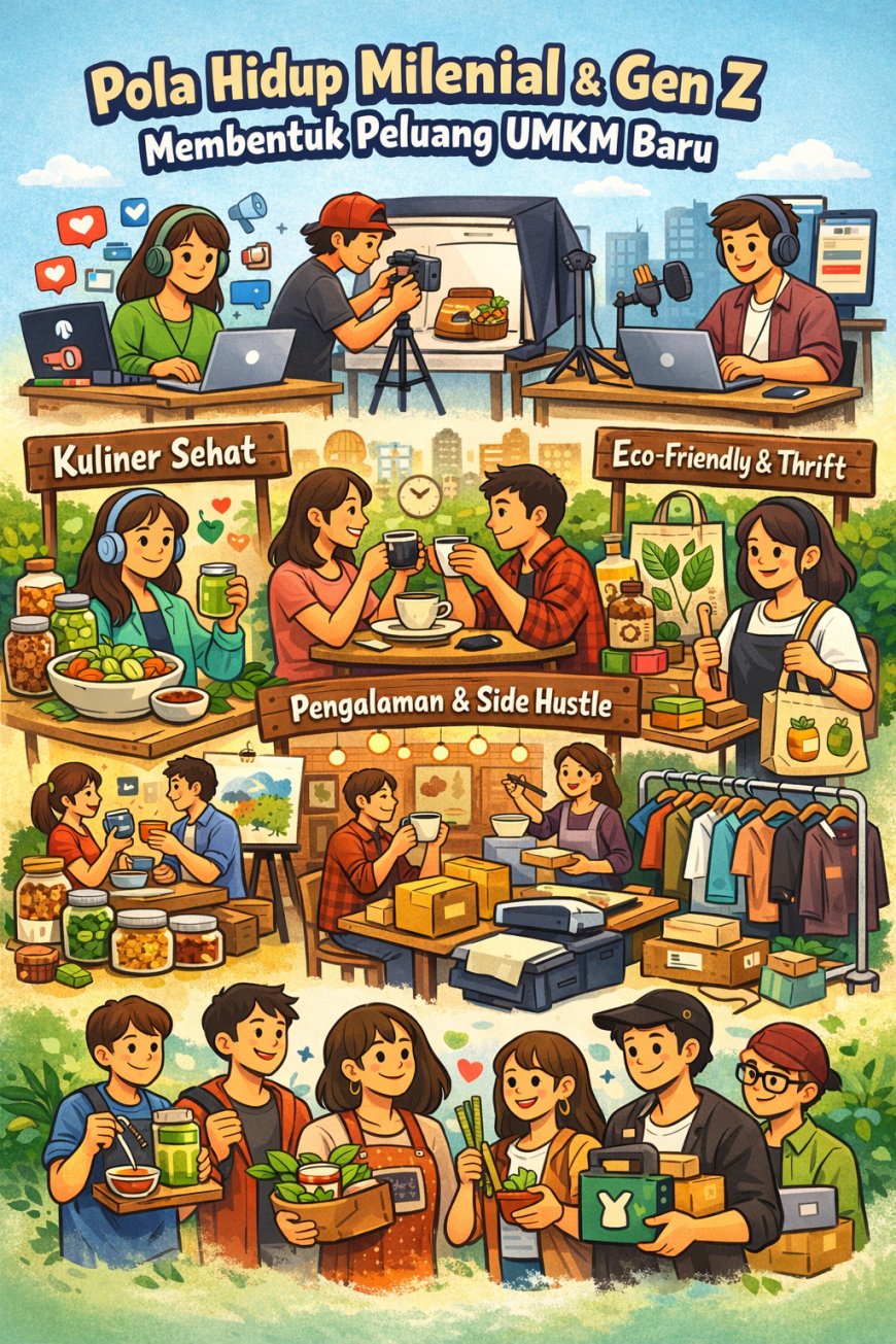 Pola Hidup Milenial & Gen Z yang Membentuk Peluang UMKM Baru