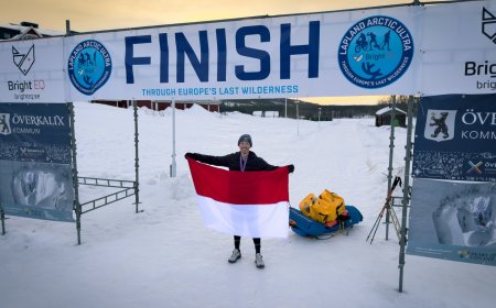 Pelari Indonesia Irjen Jayadi Tuntaskan Lapland Arctic Ultra 500 KM di Tengah Suhu -35°C