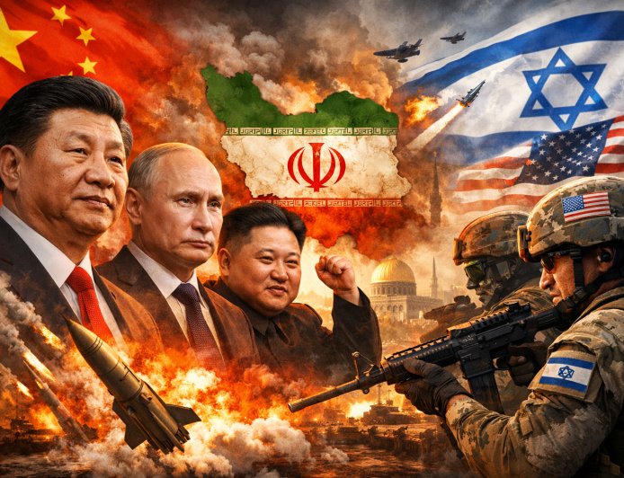 China, Rusia, dan Korea Utara Nyatakan Dukungan ke Iran, Dunia Khawatir Konflik Meluas