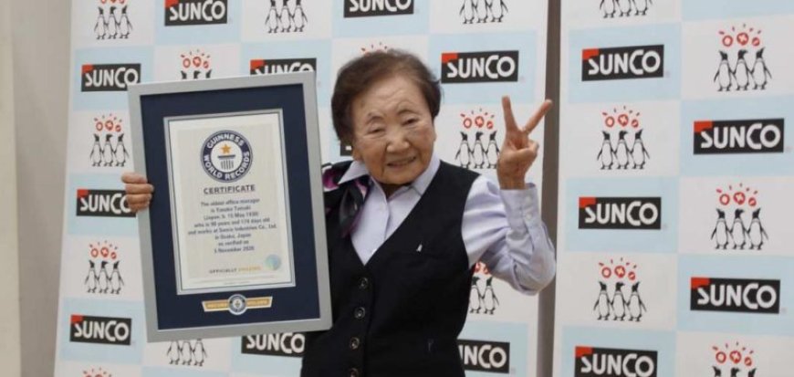 Perempuan Jepang Yasuco Tamaki Cetak Rekor Dunia, Bekerja 65 Tahun di Perusahaan yang Sama