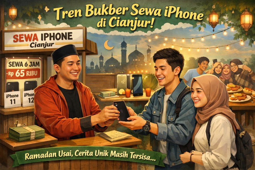 Tren Unik Ramadan: Sewa iPhone Laris Manis untuk Bukber di Cianjur
