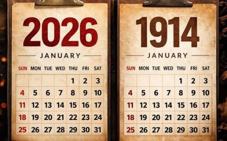 Kalender 2026 dan 1914 Sama Persis? Kebetulan Matematika atau Isyarat Sejarah