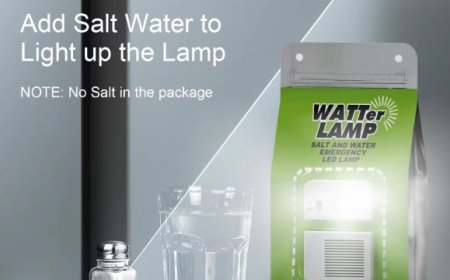 Lampu Darurat Tanpa Baterai: Cukup Air Garam, Langsung Menyala